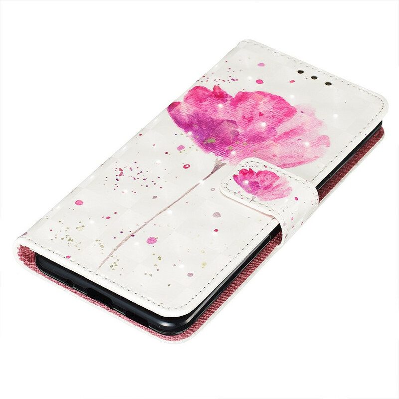 Hoesje Folio-hoesje voor Samsung Galaxy S20 Aquarel Papaver