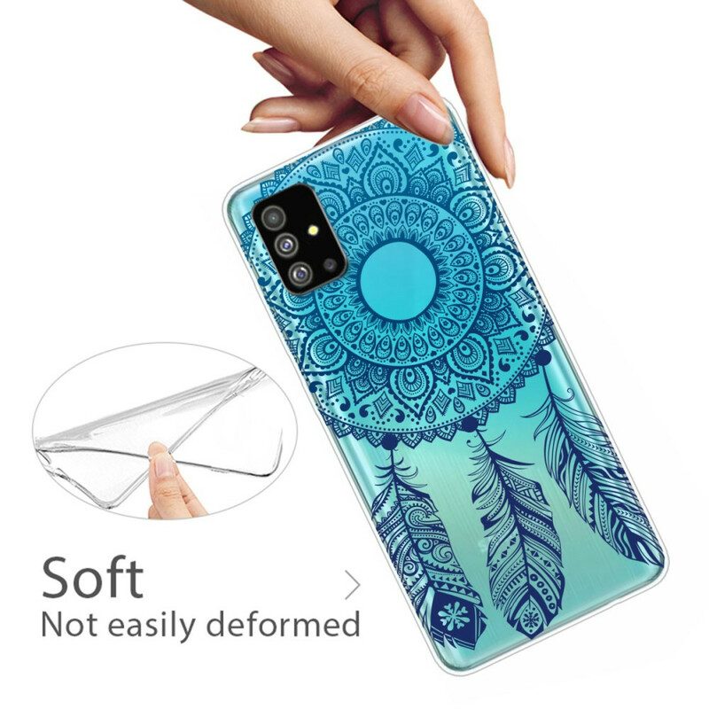 Hoesje voor Samsung Galaxy S20 Enkelbloemige Mandala