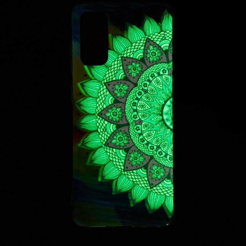 Hoesje voor Samsung Galaxy S20 Fluorescerende Kleurrijke Mandala