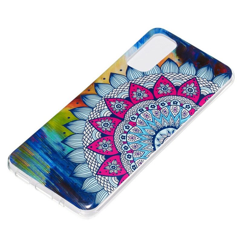 Hoesje voor Samsung Galaxy S20 Fluorescerende Kleurrijke Mandala