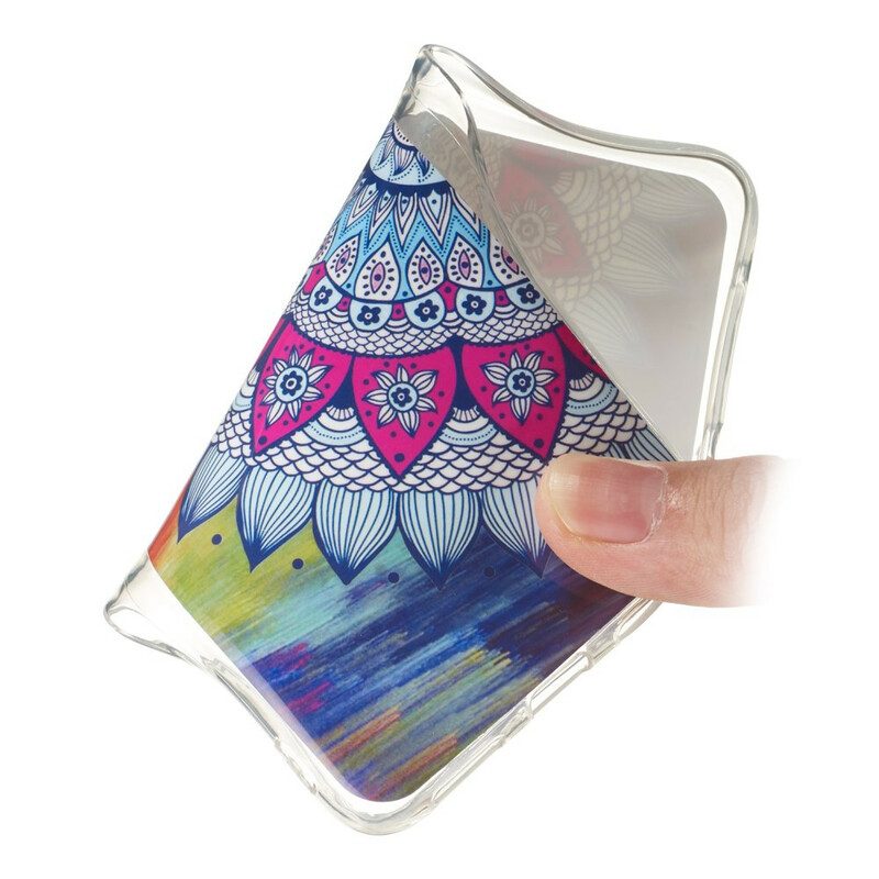 Hoesje voor Samsung Galaxy S20 Fluorescerende Kleurrijke Mandala