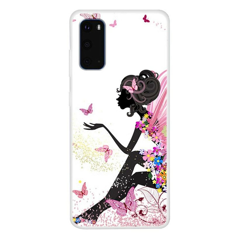 Hoesje voor Samsung Galaxy S20 Vlinder Dame