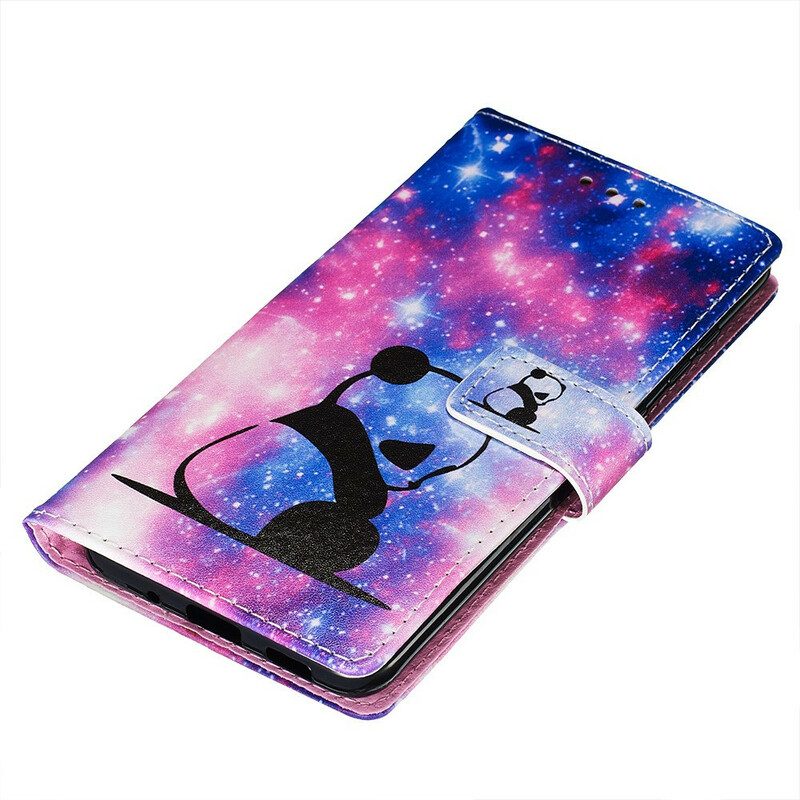 Leren Hoesje voor Samsung Galaxy S20 Panda Galaxy