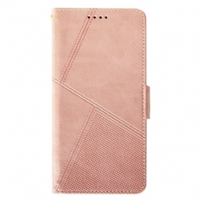 Flip Case Leren Xiaomi 14 Ultra Idewei-lijnen