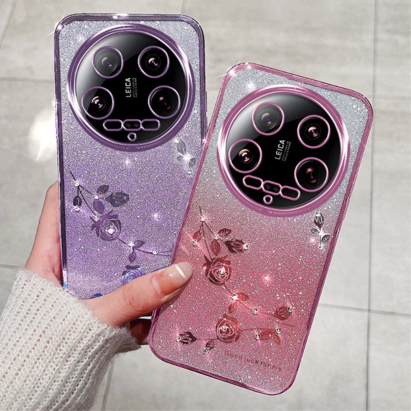 Hoesje Xiaomi 14 Ultra Kadem Glitter Bescherming Hoesje