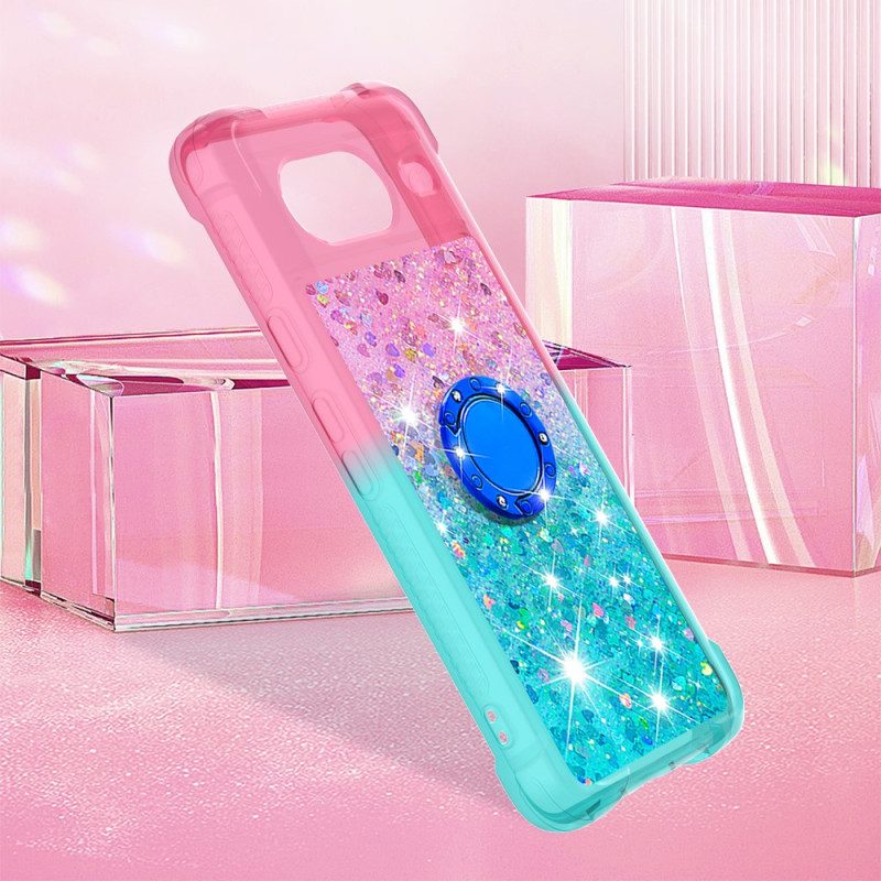 Cover Hoesje Google Pixel 8 Telefoonhoesje Glitterringhouder