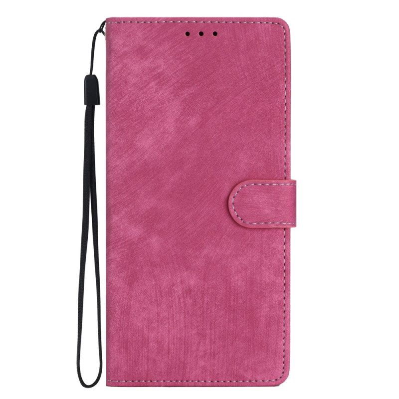 Folio-hoesje Google Pixel 8 Telefoonhoesje Retro-effect Met Riem