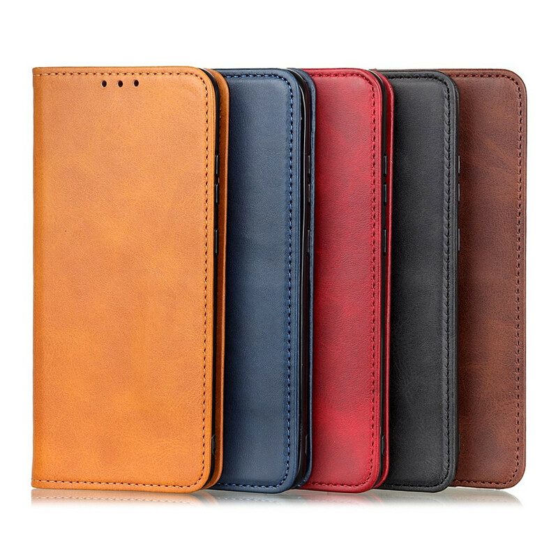 Bescherming Hoesje voor Samsung Galaxy A02s Folio-hoesje Elegantie Splitleer