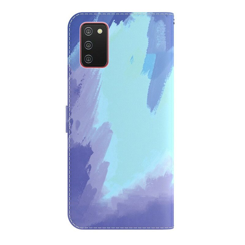 Folio-hoesje voor Samsung Galaxy A02s Abstracte Kleurrijk