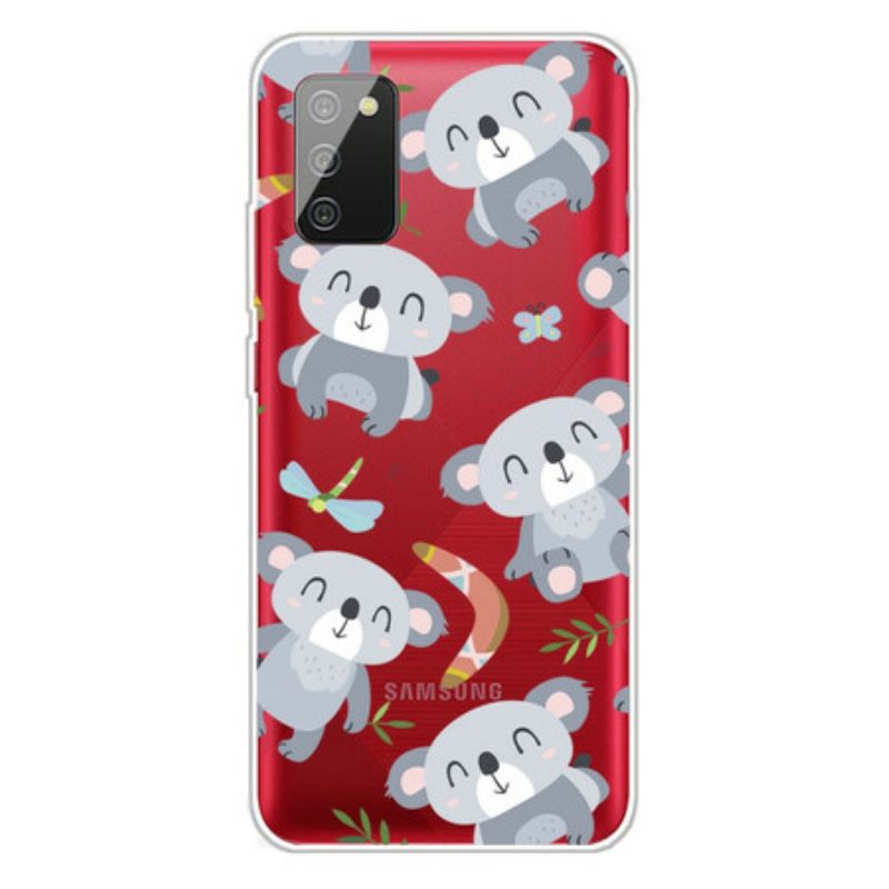 Hoesje voor Samsung Galaxy A02s Leuke Koala's