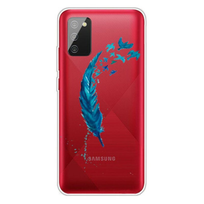 Hoesje voor Samsung Galaxy A02s Prachtige Veer