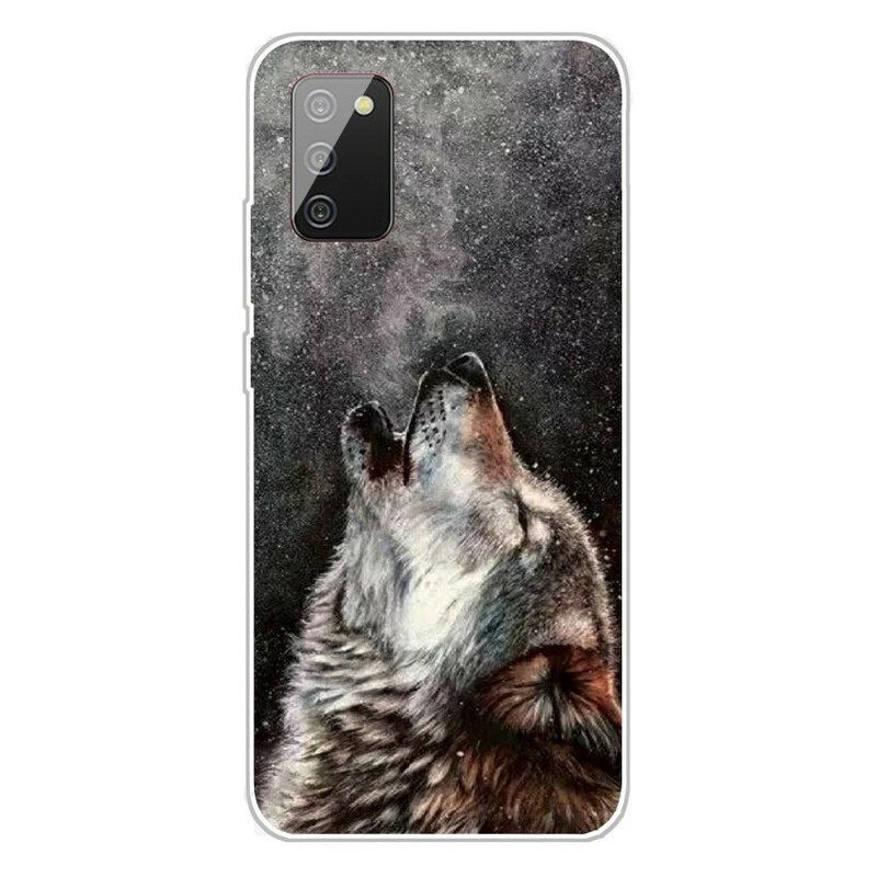 Hoesje voor Samsung Galaxy A02s Sublieme Wolf