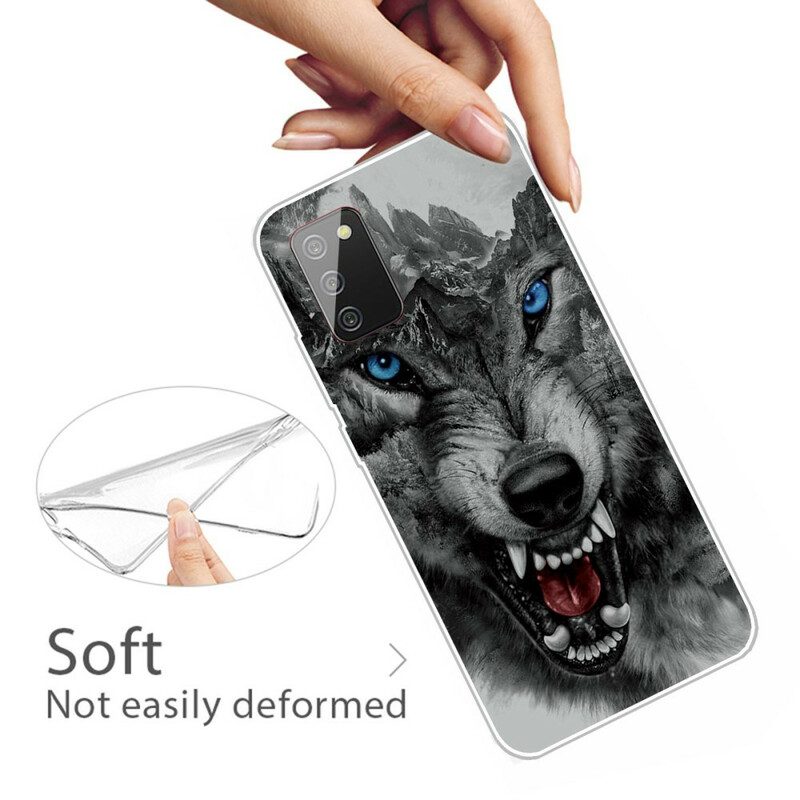 Hoesje voor Samsung Galaxy A02s Sublieme Wolf