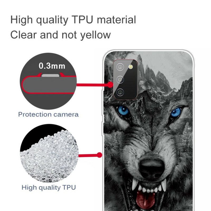 Hoesje voor Samsung Galaxy A02s Sublieme Wolf