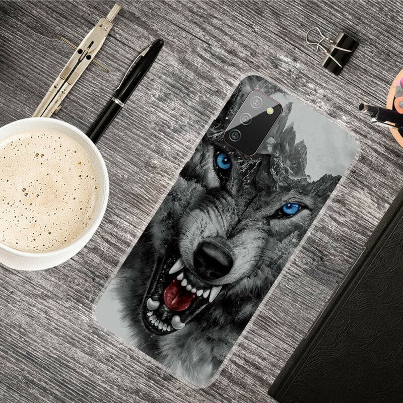 Hoesje voor Samsung Galaxy A02s Sublieme Wolf