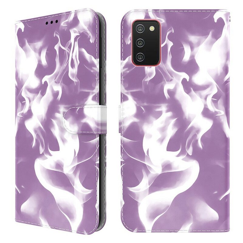 Leren Hoesje voor Samsung Galaxy A02s Abstract Patroon