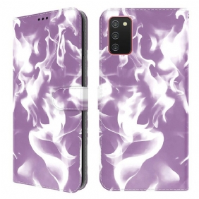 Leren Hoesje voor Samsung Galaxy A02s Abstract Patroon