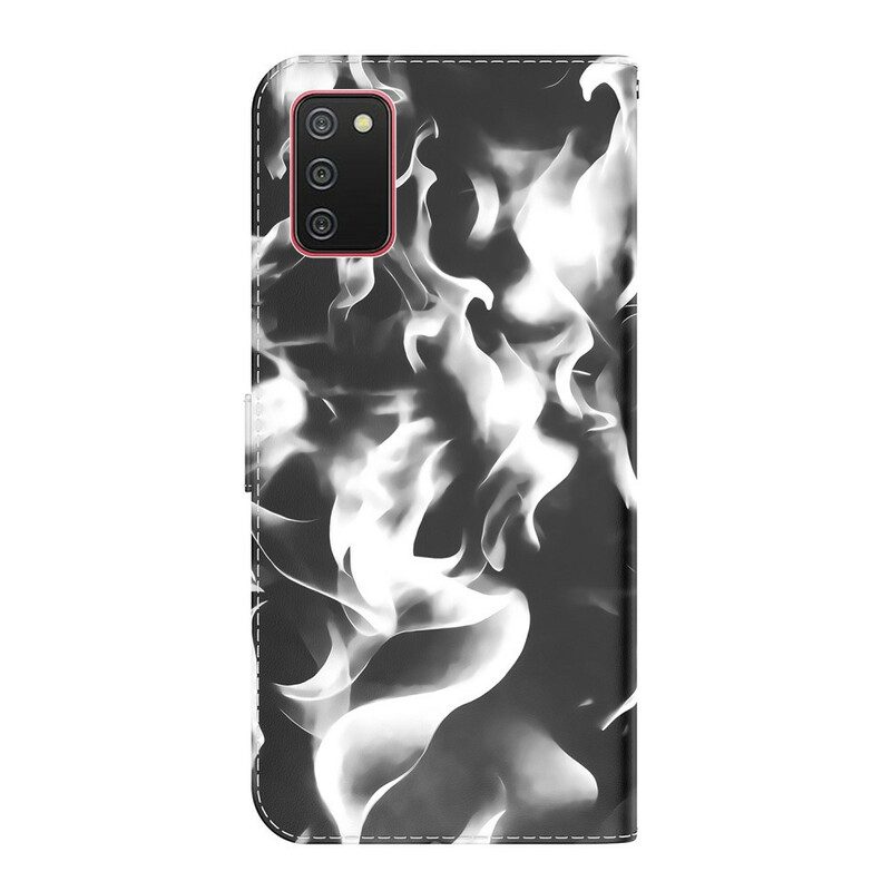 Leren Hoesje voor Samsung Galaxy A02s Abstract Patroon