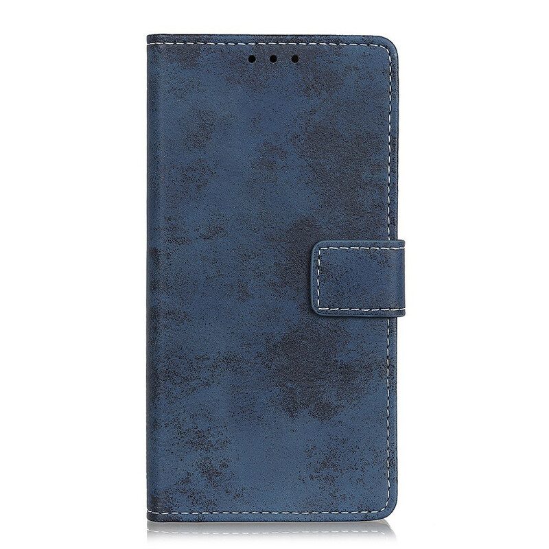 Leren Hoesje voor Samsung Galaxy A02s Vintage Kunstleer