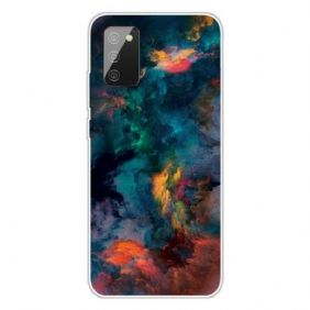 Telefoonhoesje voor Samsung Galaxy A02s Kleurrijke Wolken