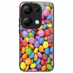 Case Hoesje Xiaomi Redmi Note 13 Pro 4g Telefoonhoesje Snoep Van Gehard Glas