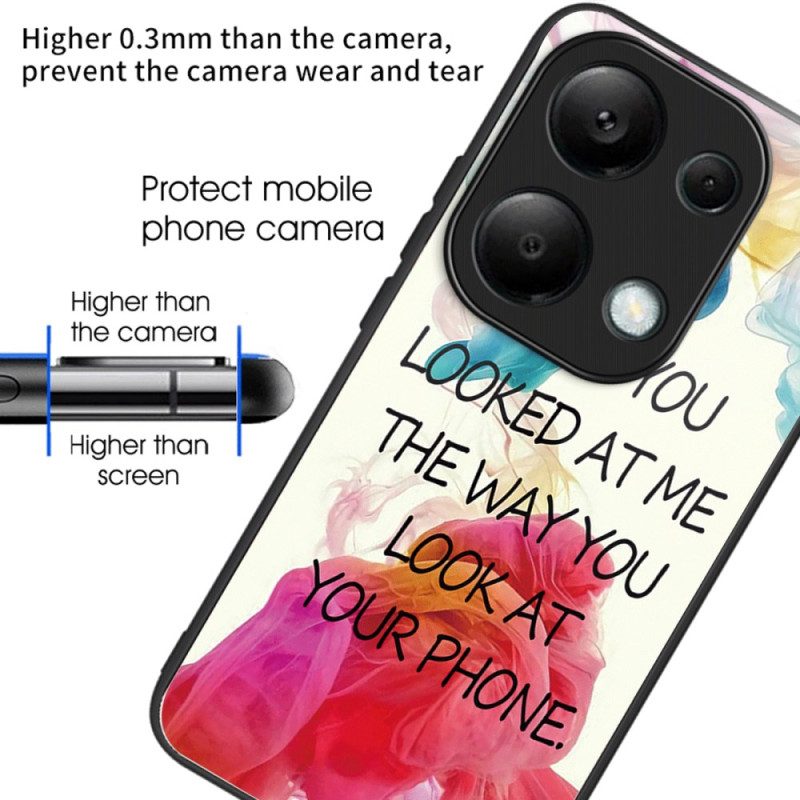 Cover Hoesje Xiaomi Redmi Note 13 Pro 4g Telefoonhoesje Kleur Gehard Glas