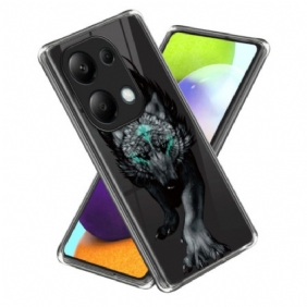 Cover Hoesje Xiaomi Redmi Note 13 Pro 4g Telefoonhoesje Wolfpatroon