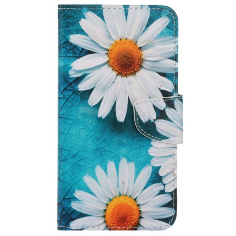 Flip Case Leren Xiaomi Redmi Note 13 Pro 4g Chrysanten