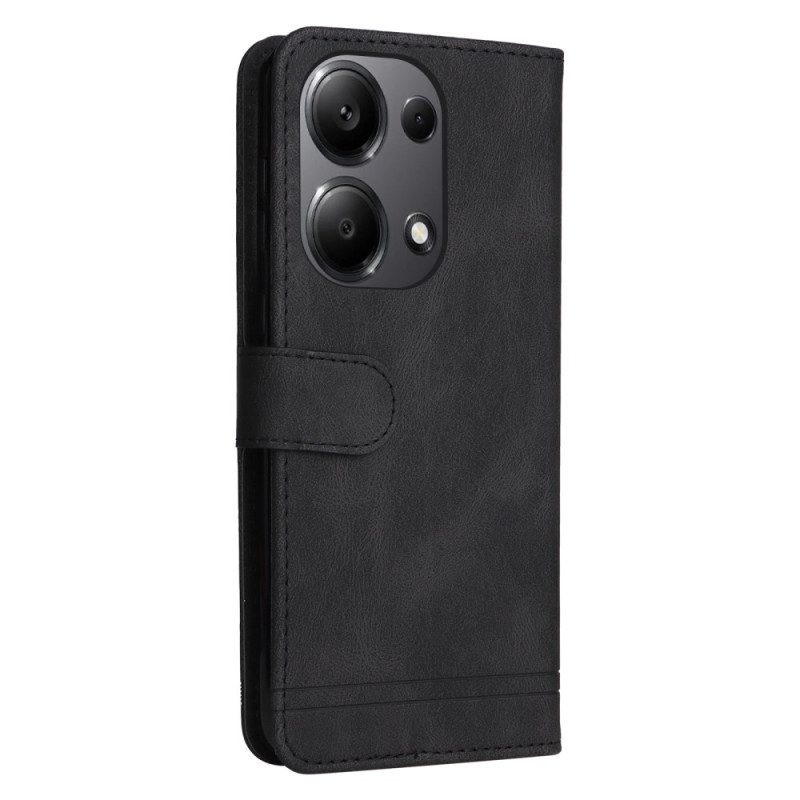 Flip Case Leren Xiaomi Redmi Note 13 Pro 4g Retro-ontwerp