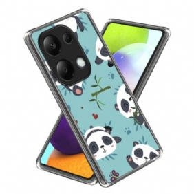 Hoesje Voor Xiaomi Redmi Note 13 Pro 4g Schattige Panda's