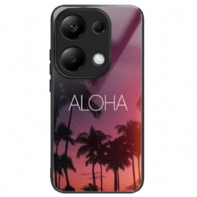 Hoesje Xiaomi Redmi Note 13 Pro 4g Aloha Gehard Glas Bescherming Hoesje