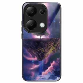 Hoesje Xiaomi Redmi Note 13 Pro 4g Aurora Nacht Gehard Glas