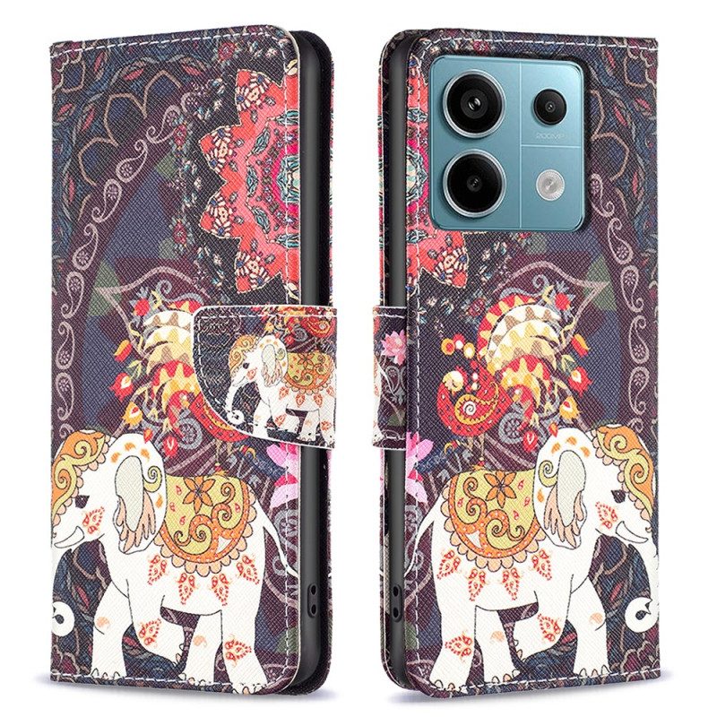 Leren Hoesje Xiaomi Redmi Note 13 Pro 4g Stamolifant