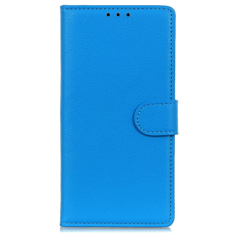 Leren Hoesje Xiaomi Redmi Note 13 Pro 4g Traditioneel Kunstleer Bescherming Hoesje