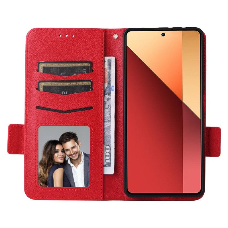 Leren Hoesje Xiaomi Redmi Note 13 Pro 4g Ultradunne Band