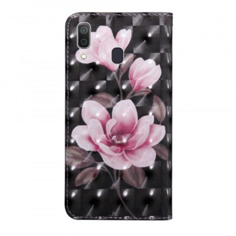 Folio-hoesje voor Samsung Galaxy A40 Bloesem Bloemen