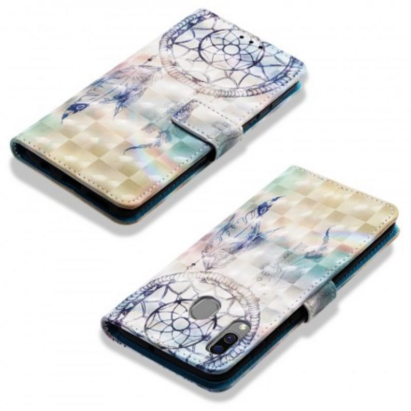 Folio-hoesje voor Samsung Galaxy A40 Pastel Dromenvanger