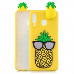 Hoesje voor Samsung Galaxy A40 3d Koele Ananas