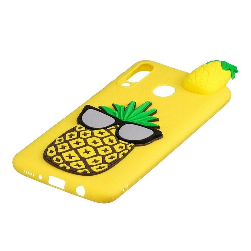 Hoesje voor Samsung Galaxy A40 3d Koele Ananas