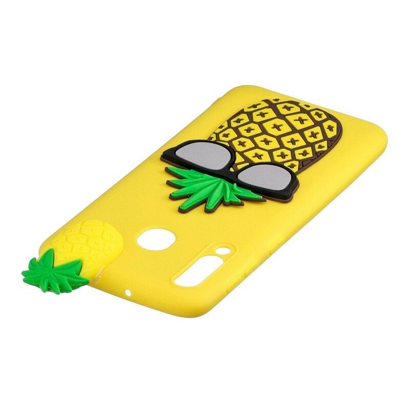 Hoesje voor Samsung Galaxy A40 3d Koele Ananas