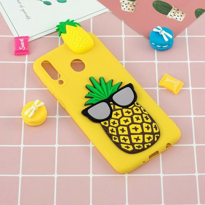 Hoesje voor Samsung Galaxy A40 3d Koele Ananas