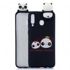 Hoesje voor Samsung Galaxy A40 3d Panda De Prins