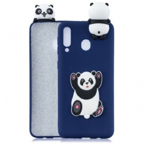 Hoesje voor Samsung Galaxy A40 3d Vette Panda