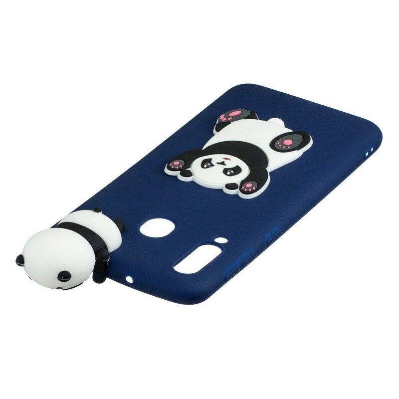 Hoesje voor Samsung Galaxy A40 3d Vette Panda