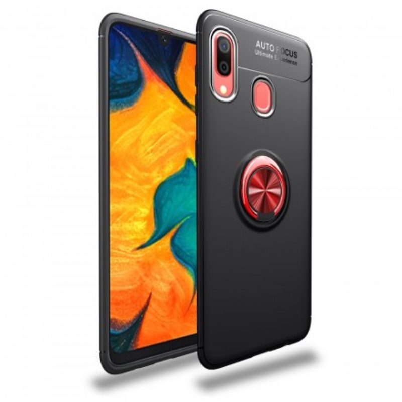 Hoesje voor Samsung Galaxy A40 Roterende Ring