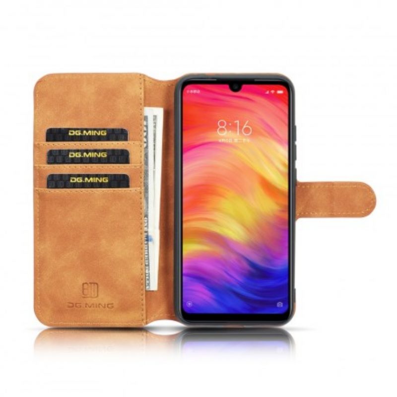 Leren Hoesje voor Samsung Galaxy A40 Dg.ming Retro