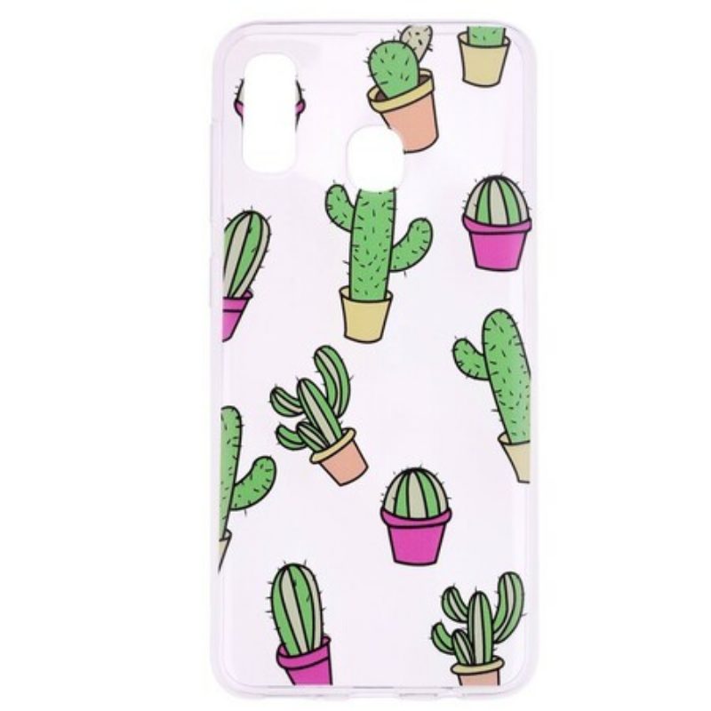 Telefoonhoesje voor Samsung Galaxy A40 Mini Cactussen