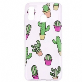 Telefoonhoesje voor Samsung Galaxy A40 Mini Cactussen