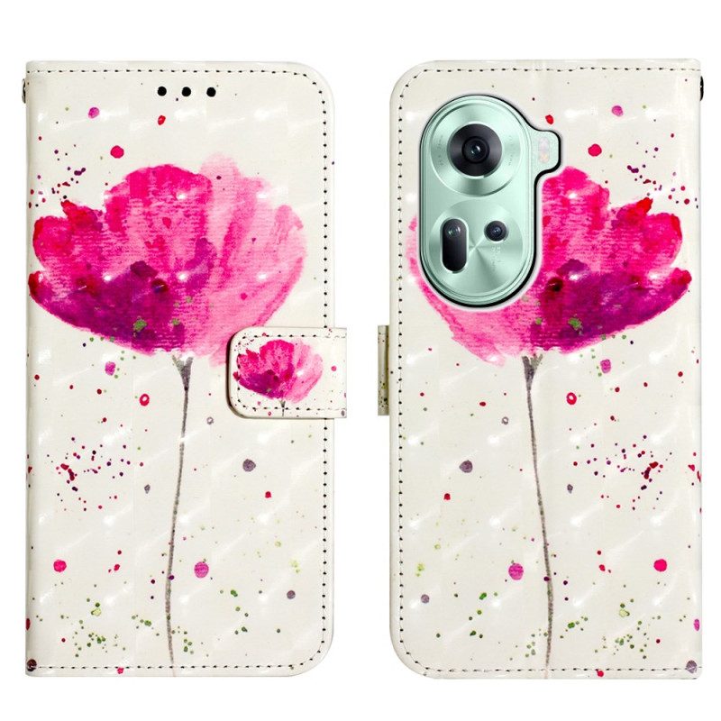 Bescherming Hoesje Oppo Reno 11 5g Papaver