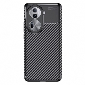 Case Hoesje Oppo Reno 11 5g Telefoonhoesje Flexibele Koolstofvezel